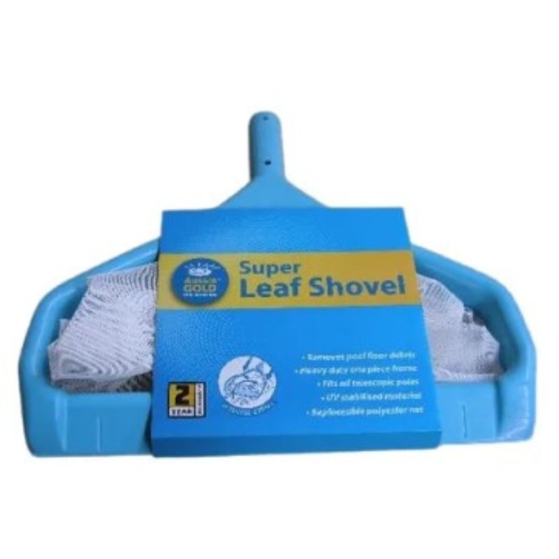 Aussie Gold Super Leaf Shovel Crystal Clear Pools