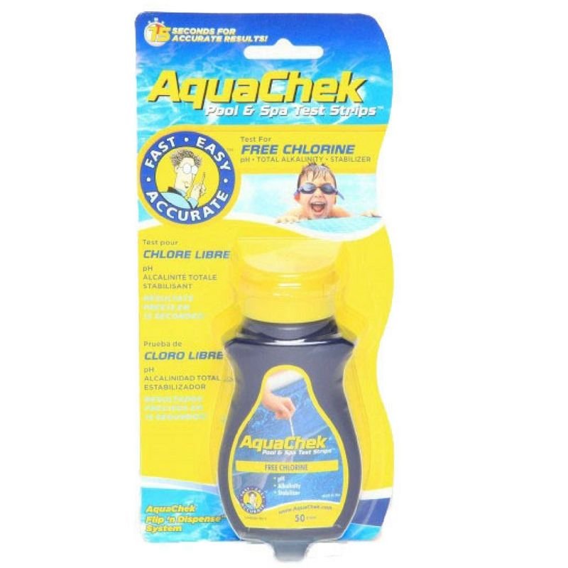 AquaChek Pool and Spa Test Strips White (Salt) Crystal Clear Pools AquaChek Pool and Spa Test Strips White (Salt) Crystal Clear Pools