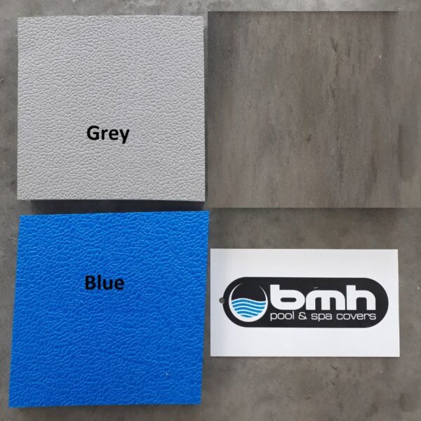 Sample colours for foam spa cover