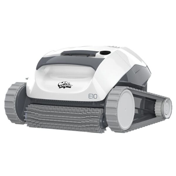Dolphin E10 Robotic Pool Cleaner white and gray
