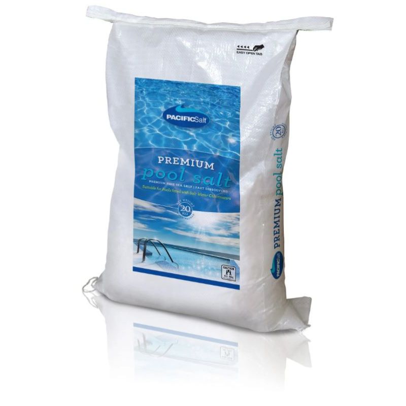 Bag of pool salt