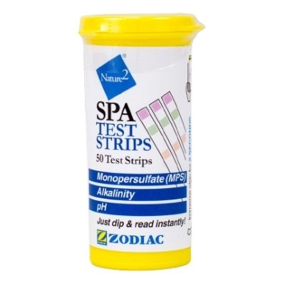 Yellow bottle of MPS Test Strips