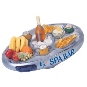 Inflatable bar with fruit and drinks
