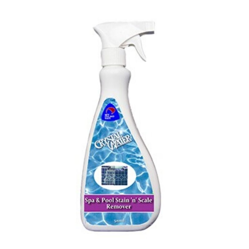 Pool & Spa Stain & Scale Cleaner 500ml Crystal Clear Pools