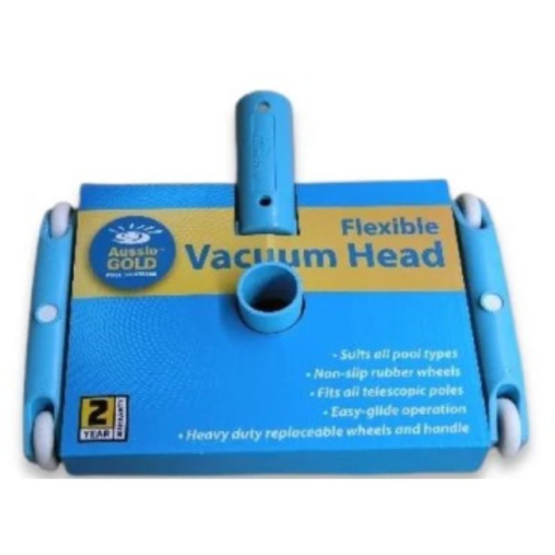 Flexible Vacuum Head Crystal Clear Pools