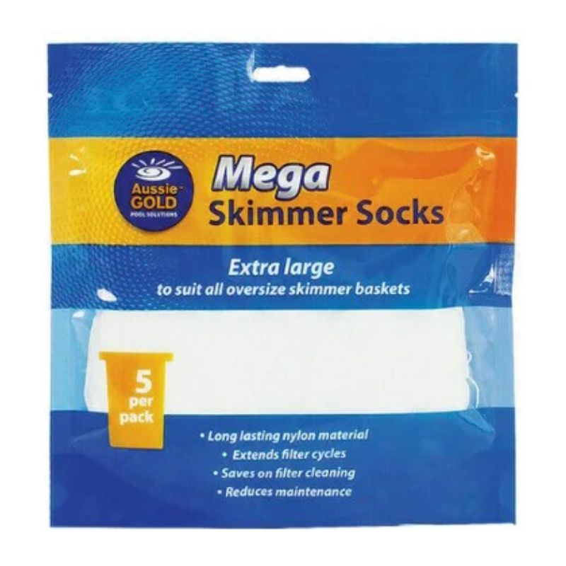 Mega Skimmer Sock pk of 5 Crystal Clear Pools