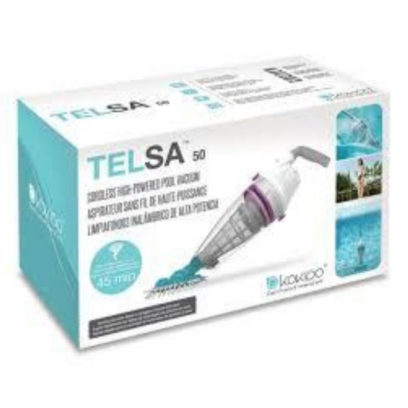 Telsa 50 Rechargeable Pool and Spa Vacuum Crystal Clear Pools
